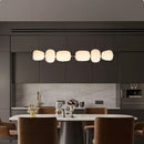 Axyaa Nordic LED Pendant Lights White Lampshade Hanging Lamps Bedroom Lighting