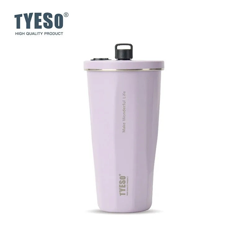 Axyaa 600ml Stainless Steel Thermos Water Bottle Coffee Cup Gradient Insulated Mug