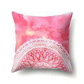 Abstract Geometric Bohemian Pillowcase in Colorful Exotic Style by Axyaa