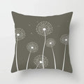 Axyaa Abstract Line Flower Print Pillowcase