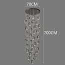 Axyaa Staircase Chandeliers: Modern LED Pendant Light Lamps for Living Room