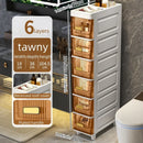 Axyaa Slim Storage Cabinet: Multi-Layer Side Rack & Organizer for Narrow Spaces