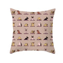 Axyaa Yoga Panda & Avocado Cartoon Animal Throw Pillow Bundle