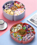 Axyaa Fruit Tray Candy Box Dried Fruit Melon Seed Snack Storage Tray