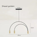 Axyaa Minimalist Postmodern Geometric Chandeliers for Home and Restaurants