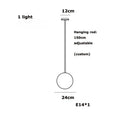 Axyaa Nordic Bubble Chandelier LED Ceiling Pendant Lamp for Living Room, Kitchen, Dining Room