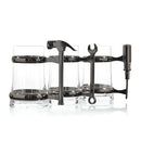 Axya Crystal Clear Large Capacity Beer Glass Set with Bar Handle