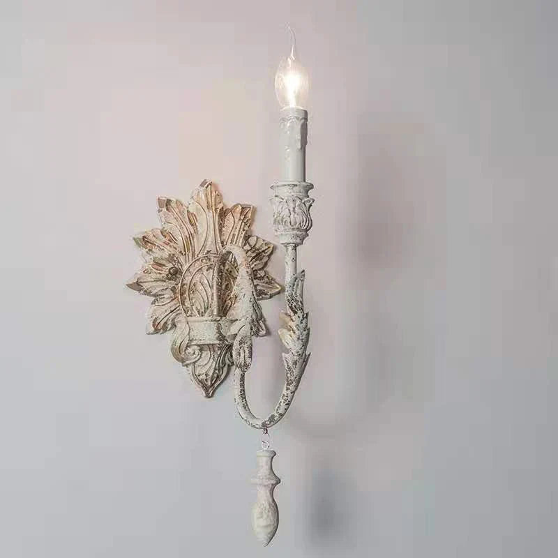 Axyaa Retro French Wall Lamp for Home, Living Room, Bedroom and Corridor