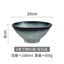 Axyaa Large Ramen Bowl, Japanese Style Ceramic Soup Bowl, Creative Tableware