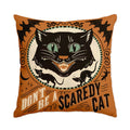 Axyaa Halloween Pillowcase Cojines Funny Cushion Cover Home Sofa Decoration