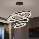Axyaa Crystal Chandelier Pendant Light for Living Room Bedroom Ceiling Lighting