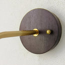 Axyaa Vintage Glass Ball LED Wall Sconce - Adjustable Amber Light Fixtures