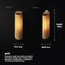 Luxury Axyaa Italy Tassel Wall Sconces Light Silver Gold