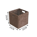 Axyaa Foldable Storage Bin Large Capacity Organizer Cube with Handle