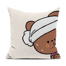 Axyaa Couple Car Decor Pillow Cover Set for Sofa 4 Sizes - Express Your Style!