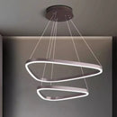 Axyaa LED Chandelier Pendant Lamp for Dining Room | Modern Hanging Ceiling Light