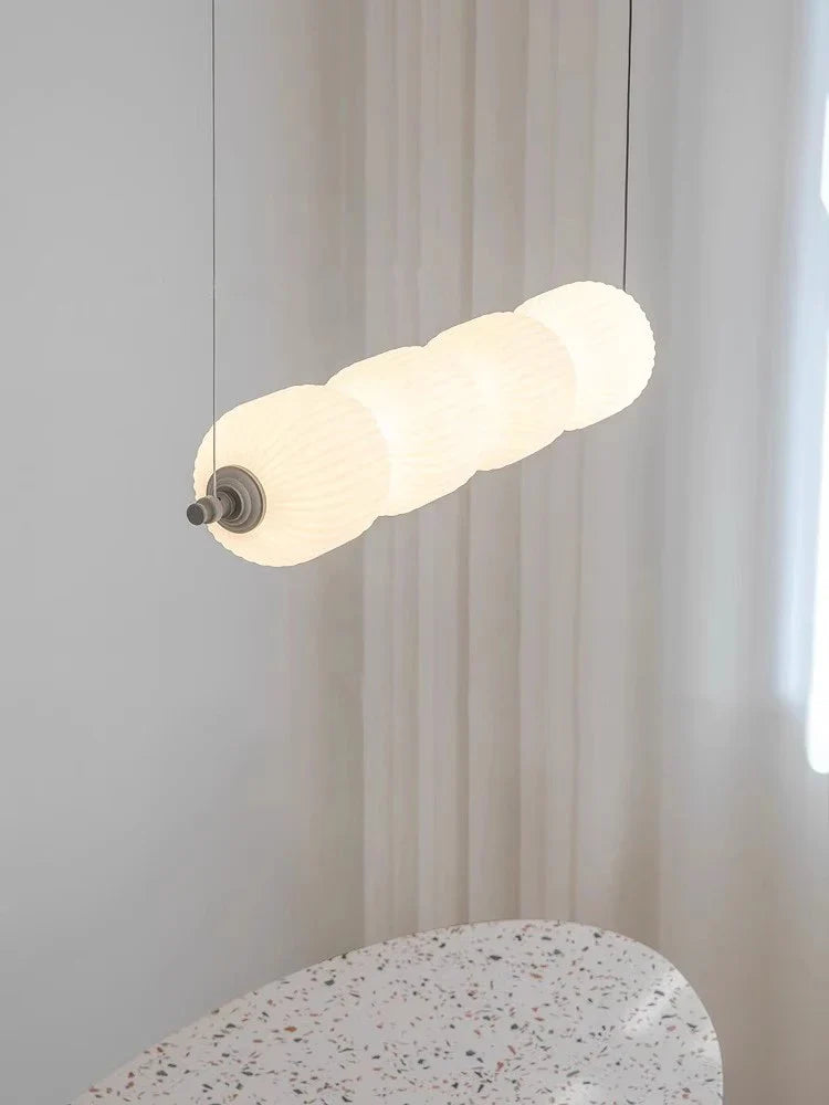 Axyaa White LED Pendant Light for Modern Spaces