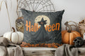 Axyaa Halloween Moonlit Jack-O'-Lanterns Pillow Cover for Sofa, Bedroom, Car