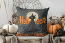 Axyaa Halloween Moonlit Jack-O'-Lanterns Pillow Cover for Sofa, Bedroom, Car