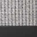 Axyaa Modern Silver & Black Jacquard Stitch Pillow for Stylish Bedroom Decor