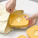 Axyaa Divided Bento Box: Reusable Leak Proof Lunch Container