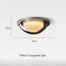 Axyaa Round Crystal LED Ceiling Lamp for Home Interior Decoration
