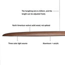 Axyaa Zen Walnut Table Lamp: Nordic Design, Modern Japanese Style, Ideal for Home Décor