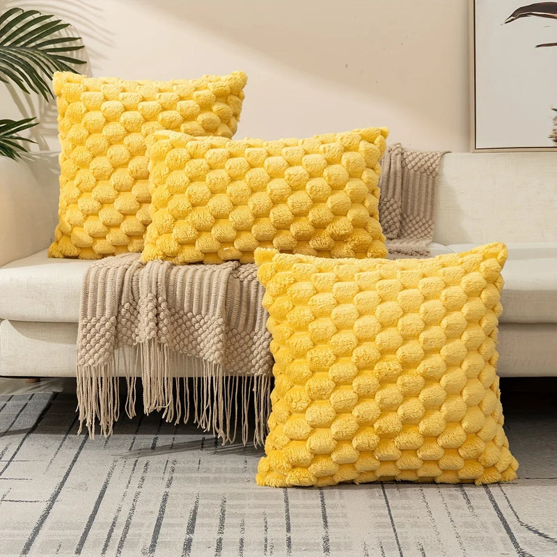 Knit Decorative Pillow Covers for Modern Living Room Sofa - Axyaa