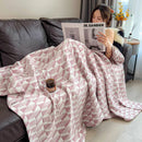 Axyaa Boho Cotton Throw Blanket for Bed Couch All Seasons Lightweight Quilt