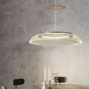 Axyaa Acrylic Light Guide Plate Pendant Lamp for Modern Light Luxury Living Room
