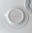 Axyaa Retro Floral Ceramic Plate | Antique Style Tableware for Pasta & Dessert