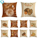Axyaa Delicious Donuts Printed Cushion Cover Home Decor 45X45CM