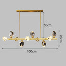 Axyaa Modern LED Chandeliers Pendant Ceiling Light for Dining and Living Room