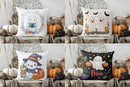 Cute Ghost Reading Book Cushion Cover for Sofa Bedroom Car by Axyaa