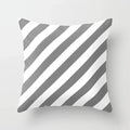 Axyaa Geometric Grey Pillowcase Set