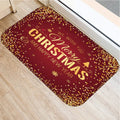 Axyaa Christmas New Year Home Decor Entrance Door Mat Non-Slip Living Room Hallway Carpet