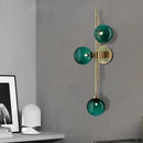 Axyaa Modern Glass Ball Wall Lamp for Living Room and Bedroom