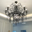 Axyaa Nordic Designer Iron Pendant Chandelier Led Ceiling Light