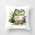 Axyaa Christmas Home Pillowcases Printed Bed Decoration Cushion Covers