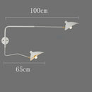 Axyaa Long Arm LED Wall Sconce for Living Room & Bedroom