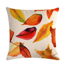 Axyaa Autumn Maple Leaf Sofa Cushion Cover 45*45 Throw Pillow Home Decor