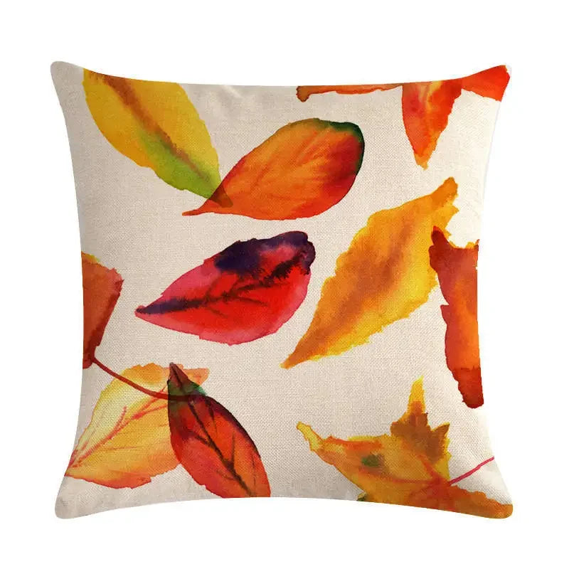 Maple Leaf Cushion Cover 45X45CM Home Decor Axyaa Cojin