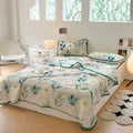 Axyaa Cooling Comforter Set with Latex Bed Mat - Lightweight & Breathable Quilt