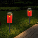 Axya Solar Candle Light: Rainproof Flameless Outdoor Lighting for Halloween Decor