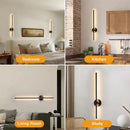 Axyaa Black LED Wall Lamps Wall Lights Switch for TV Background Indoor Wall Lighting