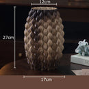 Axyaa Ceramic Vase Plant Pot Floral Vases Room Decor Aesthetic Ornaments