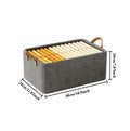 Axyaa Clothes & Pants Storage Box with Steel Frame - Wardrobe Organizer Shelf Baskets