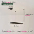Axyaa Nordic LED Pendant Chandelier for Modern Living Room Lighting