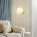 Axyaa Chinese Marble Wall Lamp: Copper Bedroom Study Living Room Background Light