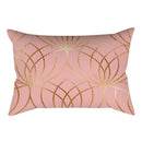 Axyaa Pink Geometric Stripes Pillow Cover for Home Decor and Living Room